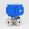 KLD 20S/SJ Super Mini Valvola a sfera motorizzata a 3 vie (TRI-CLAMP)