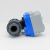 KLD30S/SJ Valvola a sfera motorizzata in plastica a 2 vie con doppi raccordi (UPVC)