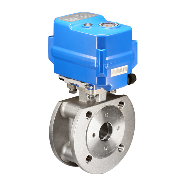 KLD 200 valvola a sfera motorizzata a 2 vie (flangia italiana)