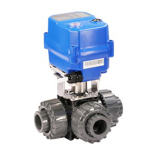 KLD 100 Valvola a sfera motorizzata a 3 vie (UPVC)