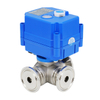 KLD 20S/SJ Super Mini Valvola a sfera motorizzata a 3 vie (TRI-CLAMP)