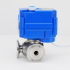 KLD 20S/SJ Super Mini Valvola a sfera motorizzata a 3 vie (TRI-CLAMP)