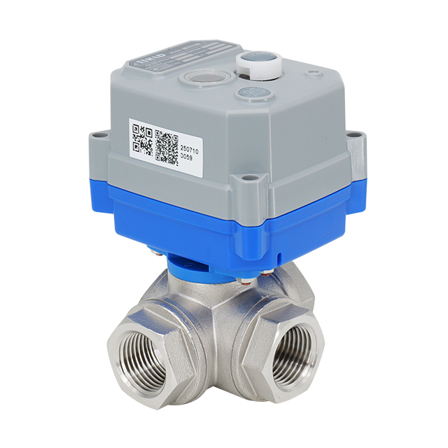 KLD30S/SJ 3-Way Motorized Ball Valve (Horizontal)